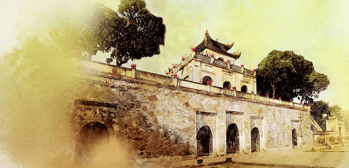 ハノイタンロン皇城の中心地域